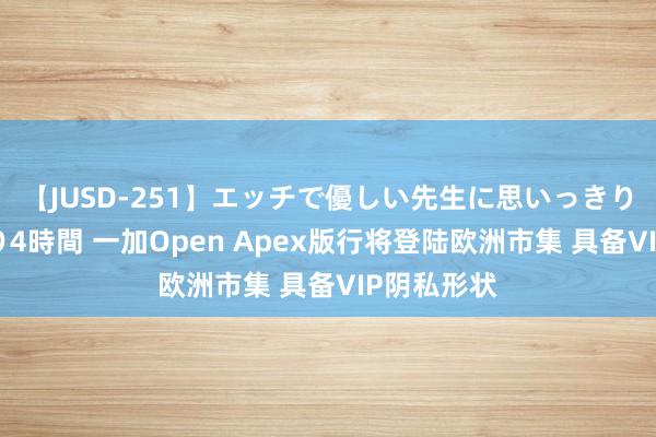 【JUSD-251】エッチで優しい先生に思いっきり甘えまくり4時間 一加Open Apex版行将登陆欧洲市集 具备VIP阴私形状